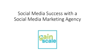 Social Media Success with a Social Media Marketing