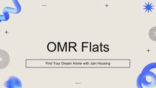 OMR Flats for sale