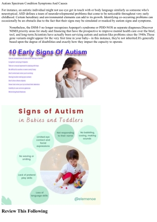 Autism Spectrum Problem National Institute Of Psychological Health Nimh