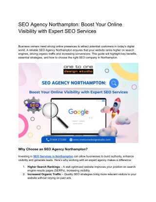 SEO Agency Northampton_ Boost Your Online Visibility with Expert SEO Services