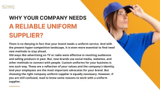 A Reliable Uniform Supplier