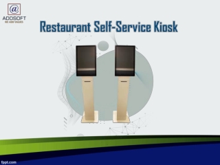 Restaurant Self-Service Kiosk