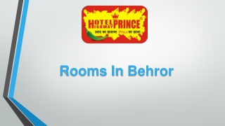 Rooms in Behror (4)