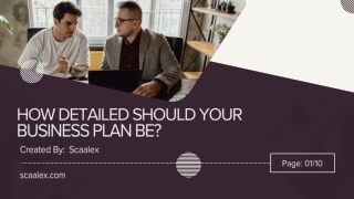 How Detailed Should Your Business Plan Be