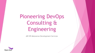 Pioneering DevOps Consulting & Engineering