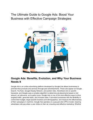 The Ultimate Guide to Google Ads Boost Your Business with Effective Campaign Strategies
