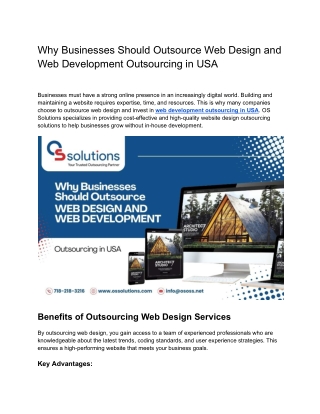 Why Businesses Should Outsource Web Design and Web Development Outsourcing in USA (1)