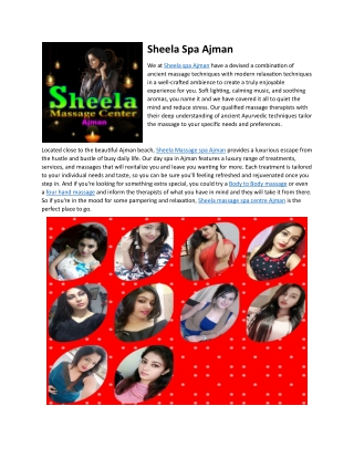 Sheela Massage Spa Ajman