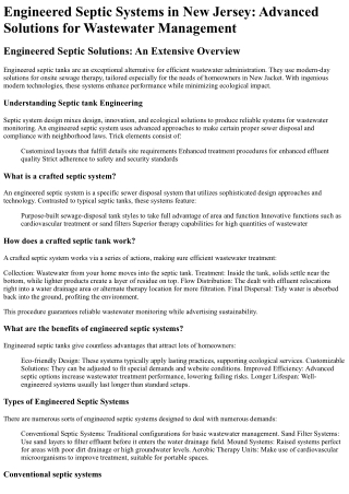 Septic Tank Engineer