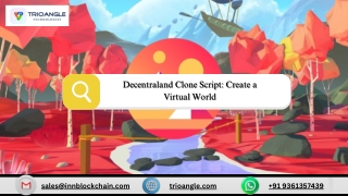 Decentraland Clone Script Create a Virtual World