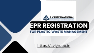EPR Registration Certificate – Comply with Plastic Waste Management Rules