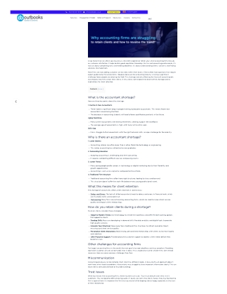 Why Accounting Firms Struggle to Retain Clients Challenges and Solutions for Improving Client Relationships