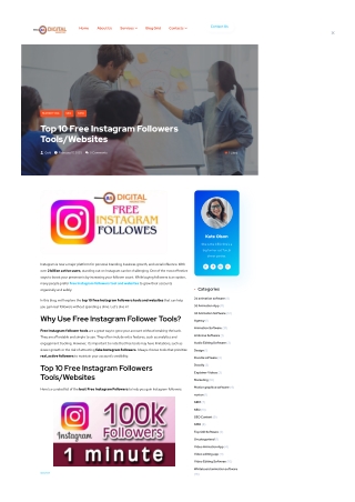 Top 10 Free Instagram Followers Tools