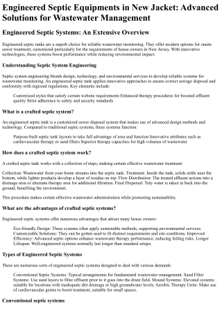 Septic Tank Engineer