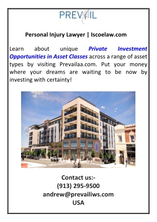 Private Investment Opportunities In Asset Classes  Prevailaa.com