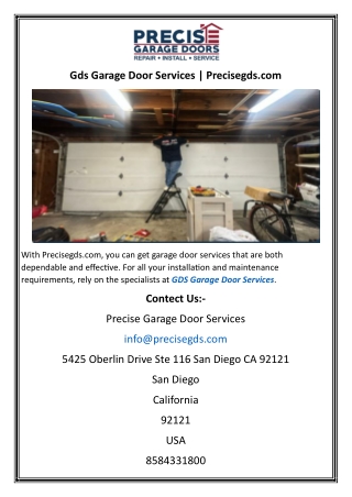 Gds Garage Door Services  Precisegds