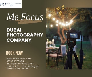 Dubai’s Premier Photography Experience by Me Focus