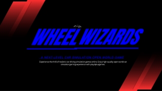 Wheel Wizards - A Next-Level Car Simulation Open World Game