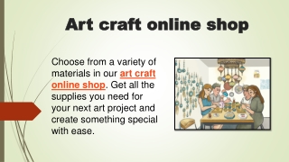Art Craft Online Shop
