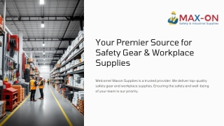 Your Premier Source for Safety Gear & Workplace Supplies