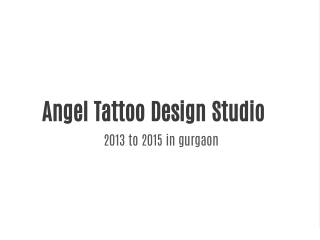Angel Tattoo Design Studio
