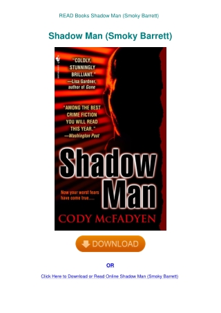 READ Books Shadow Man (Smoky Barrett)