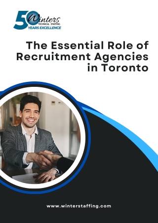 The Essential Role of Recruitment Agencies in Toronto
