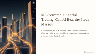 ML-Powered Financial Trading_ Can AI Beat the Stock Market_