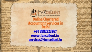 Online CA Services in Delhi