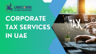 Corporate Tax Services in Dubai, UAE
