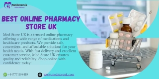 Best Online Pharmacy Store UK