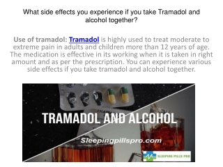 What side effects you experience if you take