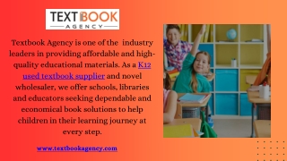 Textbook Agency Your Trusted K12 Used Textbook Supplier & Novel Wholesaler