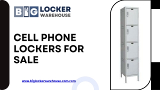 Buy Online High-Quality Cell Phone Lockers for Sale