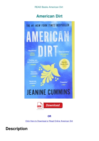 READ Books American Dirt