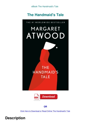 eBook The Handmaid's Tale