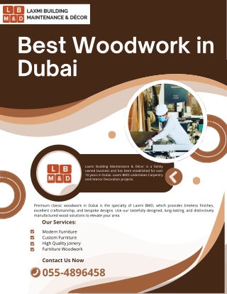 Best Woodwork in Dubai