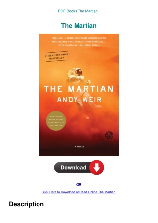 PDF Books The Martian