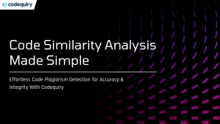 Codequiry: The Smartest Code Similarity Checker for Accurate Code Analysis