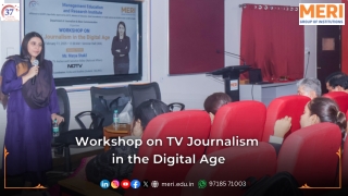 Workshop on TV Journalism in the Digital Age