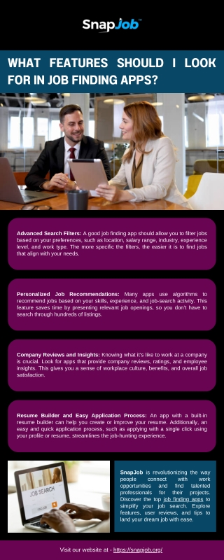 What Features Should I Look for in Job Finding Apps?