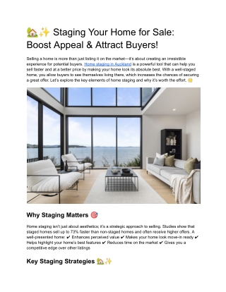 _Staging Your Home for Sale_ Boost Appeal & Attract Buyers