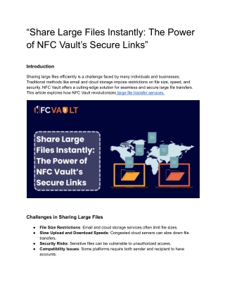 “Share Large Files Instantly_ The Power of NFC Vault’s Secure Links”