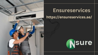 Reliable AC Maintenance Services in Dubai – Ensure Services