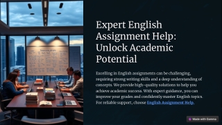 Expert English Assignment Help – Get High-Quality Solutions for Academic Success
