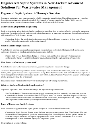 Septic Tank Engineer