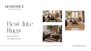 Best Jute Rugs By Homespice.com