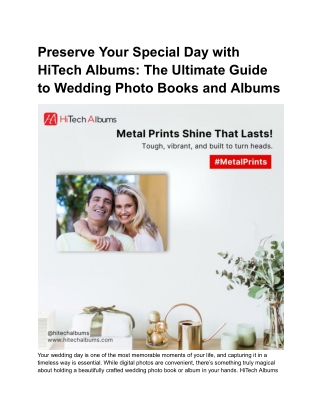 Wedding Photo Books and Albums