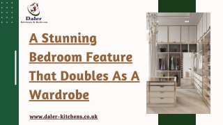 A Stunning Bedroom Feature That Doubles As A Wardrobe