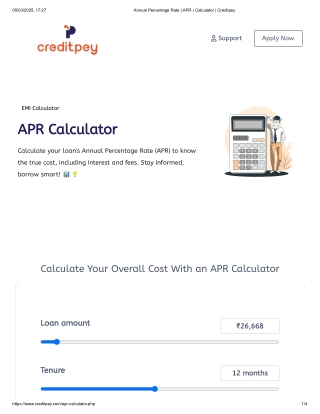 Simplify Your Loan Calculations with CreditPey's APR Calculator